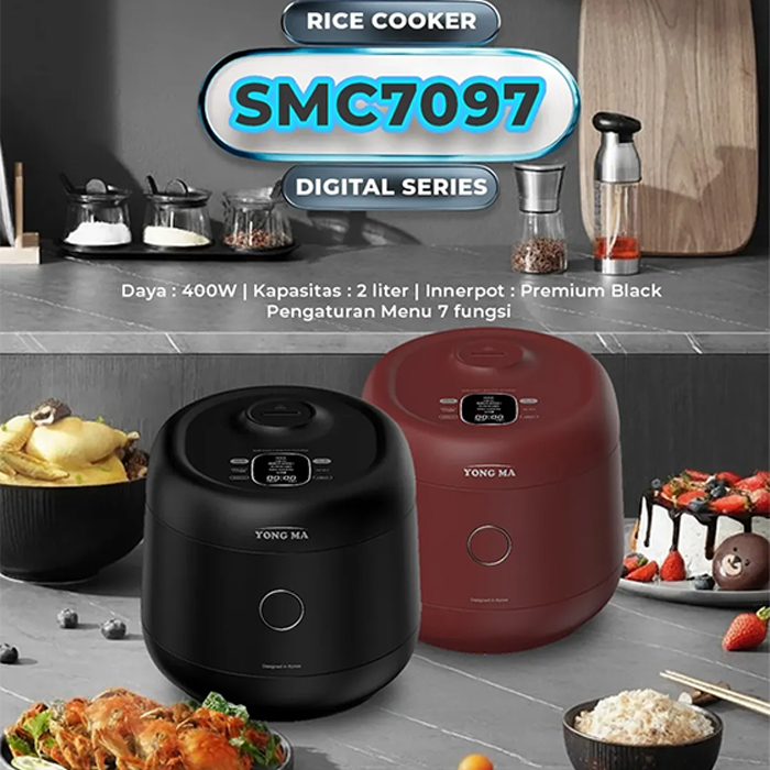 Yong Ma Magic Com Digital 2 Liter Eco Wing  - SMC7097 - Merah